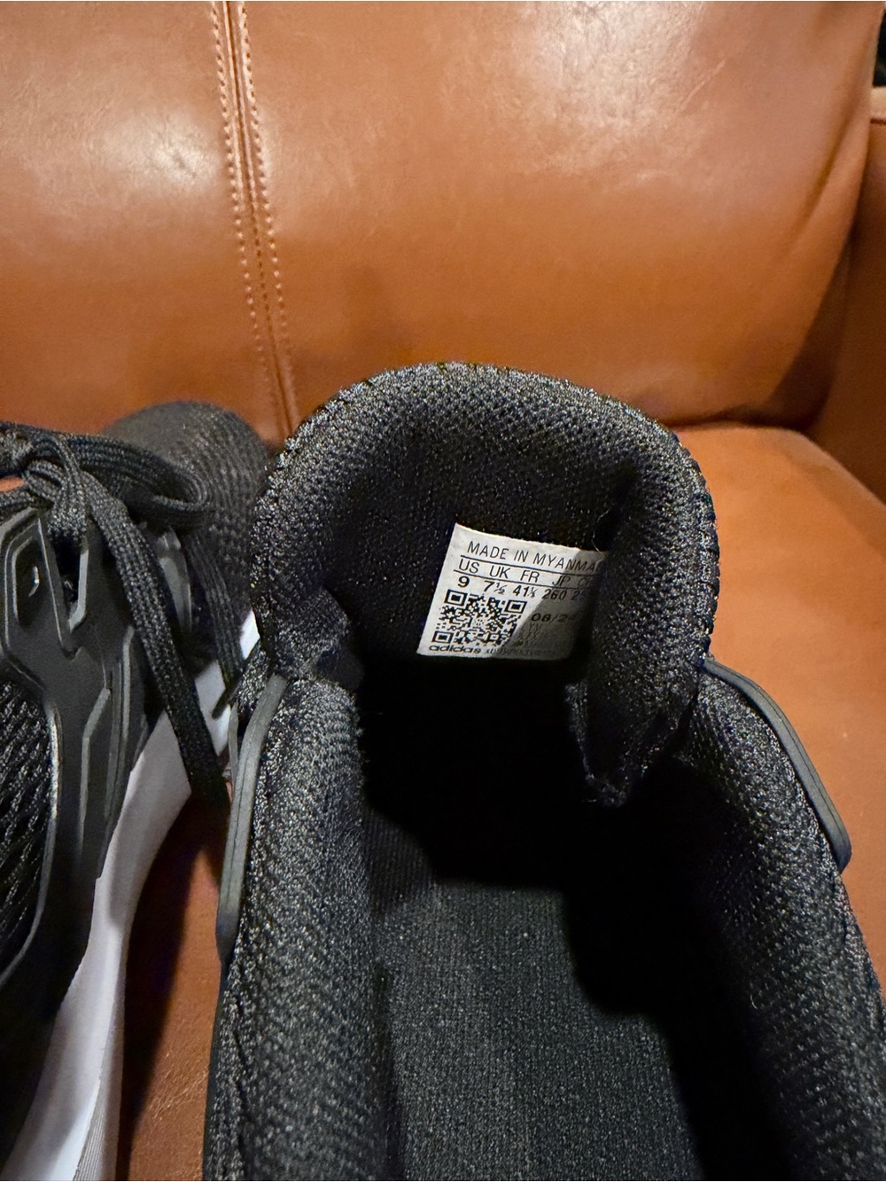 Adidas Women’s Black Mesh Running Shoes - Picture 5 of 5